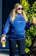 Pregnant HILARY DUFF Out for Breakfast in Los Angeles 10/18/2018