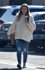 Pregnant HILARY DUFF Out in Studio City 10/24/2018