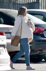 Pregnant HILARY DUFF Out in Studio City 10/24/2018