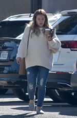 Pregnant HILARY DUFF Out in Studio City 10/24/2018