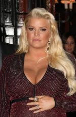 Pregnant JESSICA SIMPSON Leaves Bowery Hotel in New York 10/11/2018