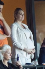 Pregnant KATE UPTON at Minute Maid Park in Houston 10/06/2018