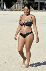 Pregnant MALIN ANDERSSON in Bikini at a Beach in Spain 10/05/2018