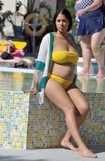 Pregnant MALIN ANDERSSON in Bikini on Holiday in Spain 10/22/2018