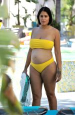 Pregnant MALIN ANDERSSON in Bikini on Holiday in Spain 10/22/2018