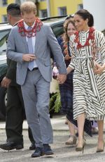 Pregnant MEGHAN MARKLE at Handicraft Fair at Fav