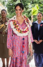 Pregnant MEGHAN MARKLE at Morning Tea at British High Commissioner