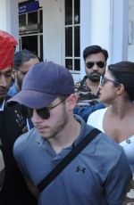 PRIYANKA CHOPRA and Nick Jonas at Jodhpur Airport 10/02/2018