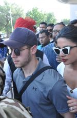 PRIYANKA CHOPRA and Nick Jonas at Jodhpur Airport 10/02/2018