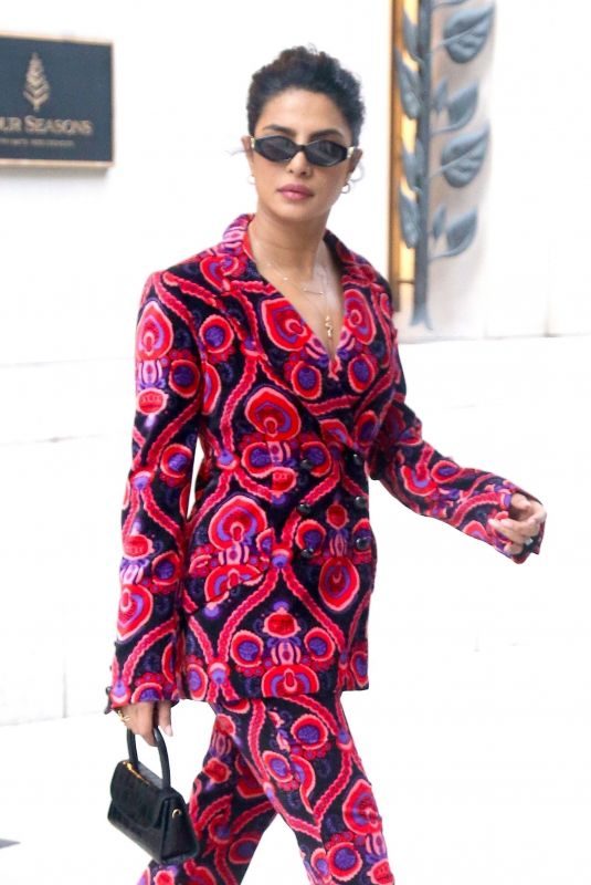 PRIYANKA CHOPRA Leaves Her Apartment in New York 10/29/2018