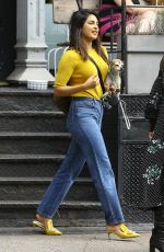 PRIYANKA CHOPRA Out with Her Dog in New York 10/10/2018