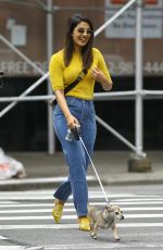 PRIYANKA CHOPRA Out with Her Dog in New York 10/10/2018