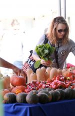 RACHEL MCADAMS Shopping at Farmer