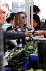 RACHEL MCADAMS Shopping at Farmers Market in Los Angeles 10/14/2018