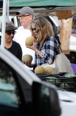 RACHEL MCADAMS Shopping at Farmers Market in Los Angeles 10/14/2018