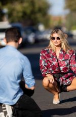 RACHEL MCCORD on the Set of a Photoshoot in Los Angeles 10/12/2018