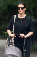 RACHEL WEISZ Pushing a Stroller Out and About in New York 10/10/2018