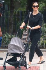 RACHEL WEISZ Pushing a Stroller Out and About in New York 10/10/2018