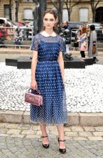 RAFFEY CASSIDY Arrives at Miu Miu Show at Paris Fashion Week 10/02/2018
