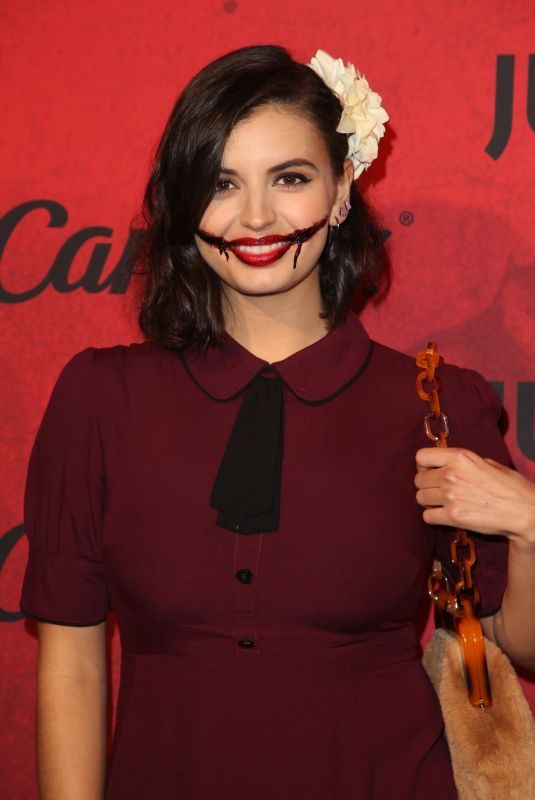 REBECCA BLACK at Just Jared Halloween Party in West Hollywood 10/27/2018