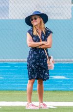 REESE WITHERSPOON at a Soccer Game in Los Angeles 10/06/2018