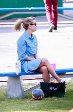 REESE WITHERSPOON at Her Son Soccer Game in Malibu 09/30/2018