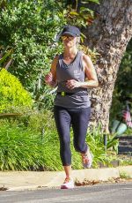 REESE WITHERSPOON Out Jogging in Santa Monica 10/01/2018