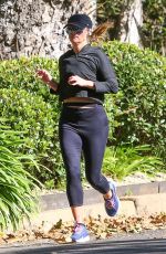 REESE WITHERSPOON Out Jogging in Santa Monica 10/15/2018