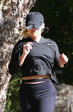 REESE WITHERSPOON Out Jogging in Santa Monica 10/15/2018