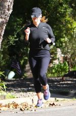 REESE WITHERSPOON Out Jogging in Santa Monica 10/15/2018