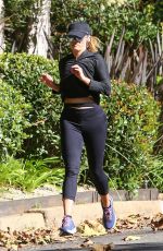 REESE WITHERSPOON Out Jogging in Santa Monica 10/15/2018
