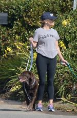 REESE WITHERSPOON Out with Her Dogs in Los Angeles 10/29/2018
