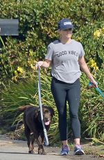 REESE WITHERSPOON Out with Her Dogs in Los Angeles 10/29/2018