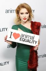 RENEE OLSTEAD at Animal Equality’s Inspiring Global Action Los Angeles Gala 10/27/2018