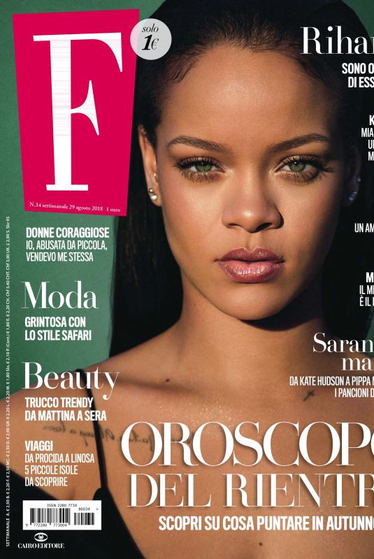 RIHANNA in F Magazine, N34 August 2018