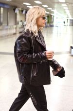 RITA ORA Arrives at Airport in Milan 10/26/2018