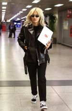 RITA ORA Arrives at Airport in Milan 10/26/2018