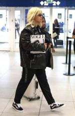 RITA ORA Arrives at Airport in Milan 10/26/2018