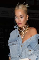 RITA ORA at Chiltern Firehouse in London 10/19/2018
