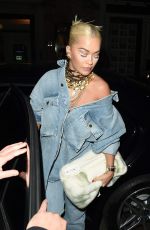 RITA ORA at Chiltern Firehouse in London 10/19/2018