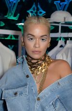 RITA ORA at Louis Vuitton and Virgil Abloh London Pop-up in London 10/19/2018