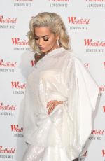 RITA ORA at Westfield London 10th Anniversary Party 10/30/2018
