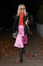 RITA ORA Leaves a Recording Studio in Westminster 10/18/2018