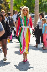 RITA ORA on the Set of Extra at Universal Studios 10/08/2018