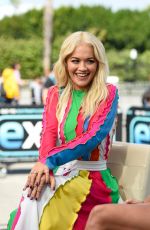 RITA ORA on the Set of Extra at Universal Studios 10/08/2018