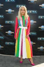 RITA ORA on the Set of Extra at Universal Studios 10/08/2018