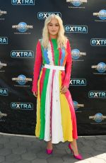 RITA ORA on the Set of Extra at Universal Studios 10/08/2018