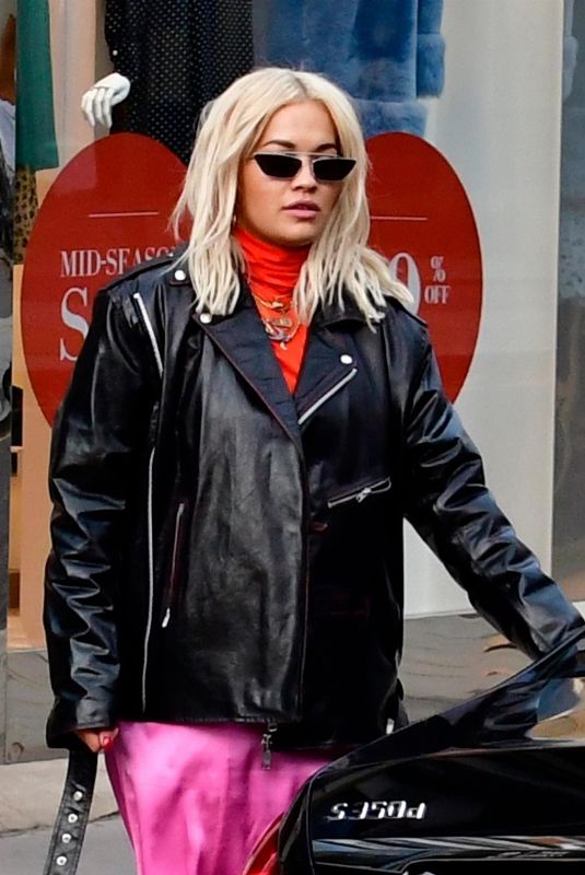 RITA ORA Out and About in London 10/18/2018