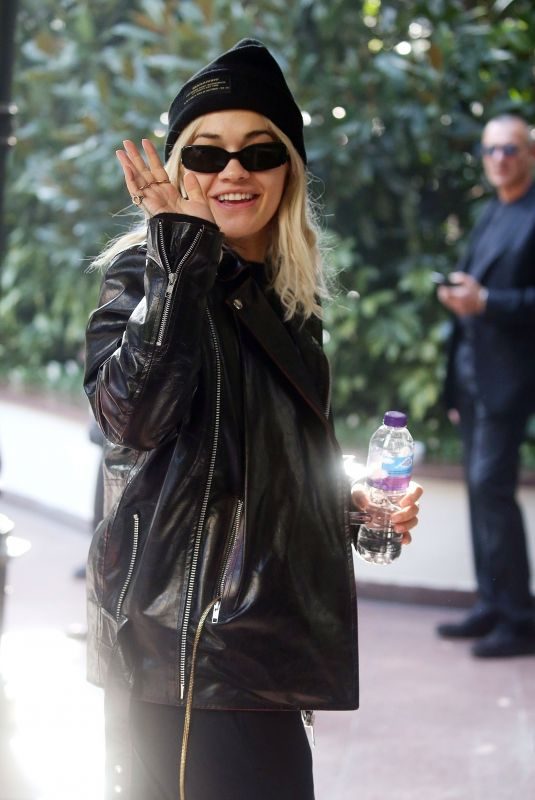 RITA ORA Out and About in Milan 10/25/2018
