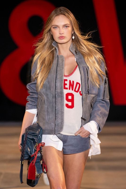 ROMEE STRIJD at Zadig & Voltaire Runway Show at Paris Fashion Week 09/29/2018